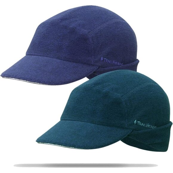 Women\'s Heather Indigo/teal Trailblazer Reflective Ponytail Hole Winter Hats main image 7